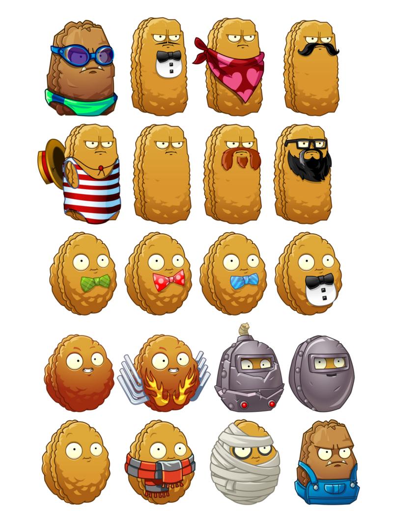 植物大战僵尸坚果墙_植物大战僵尸里面都有哪种颜色的坚果墙?-第5张图片-屿企游戏网