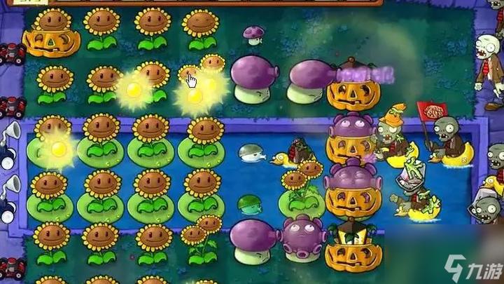 植物大战僵尸5-2，植物大战僵尸55过不去