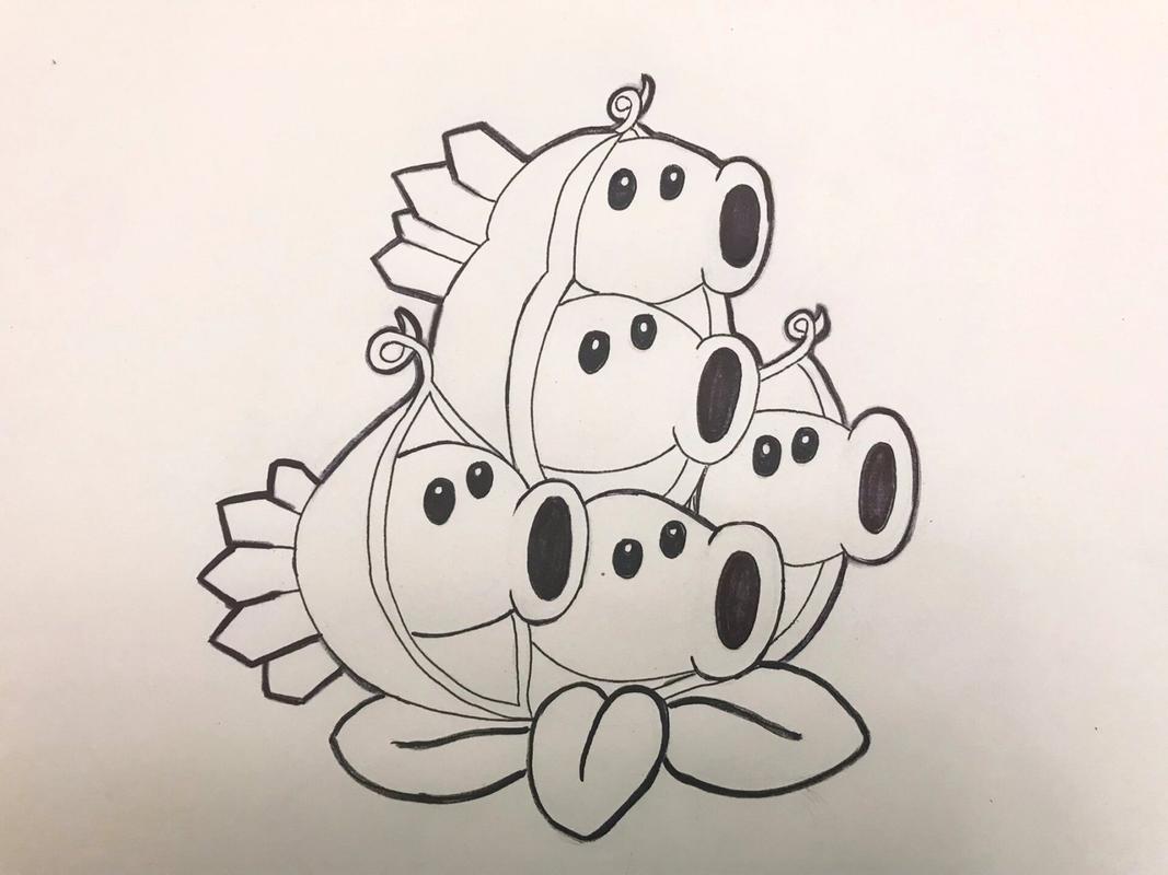画植物大战僵尸的植物，画植物大战僵尸的植物杂交版怎么画-第3张图片-屿企游戏网
