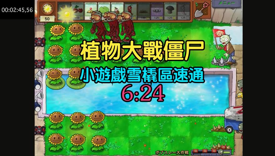 植物大战僵尸1迷你游戏攻略-植物大战僵尸迷你游戏攻略雪橇区-第3张图片-屿企游戏网