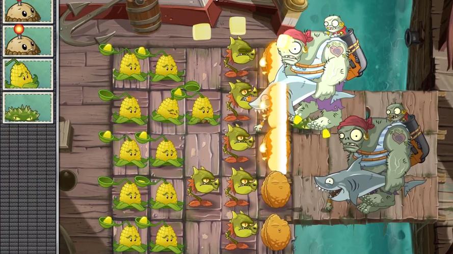 植物大战僵尸第八关-植物大战僵尸经典原版-第1张图片-屿企游戏网