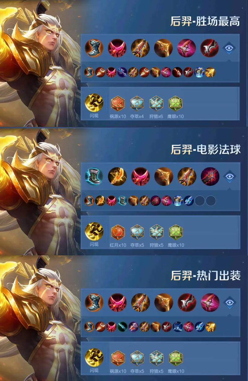 王者荣耀后羿装备攻略，王者荣耀后羿装备方案-第2张图片-屿企游戏网