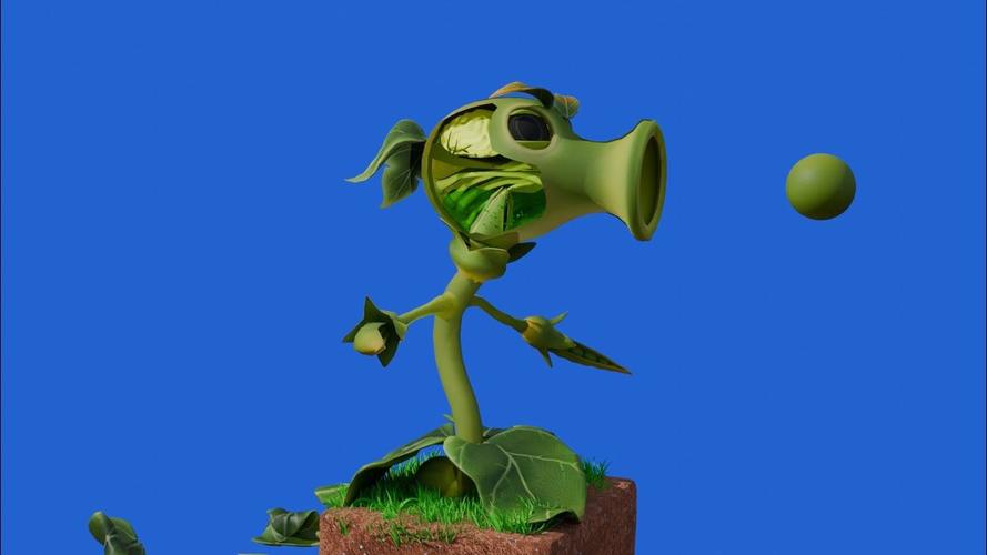 豌豆射手植物大战僵尸-豌豆射手植物大战僵尸里面的冰川二爷怎么捏-第3张图片-屿企游戏网