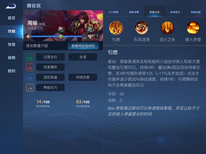 王者荣耀周瑜攻略_王者荣耀周瑜怎么玩2020