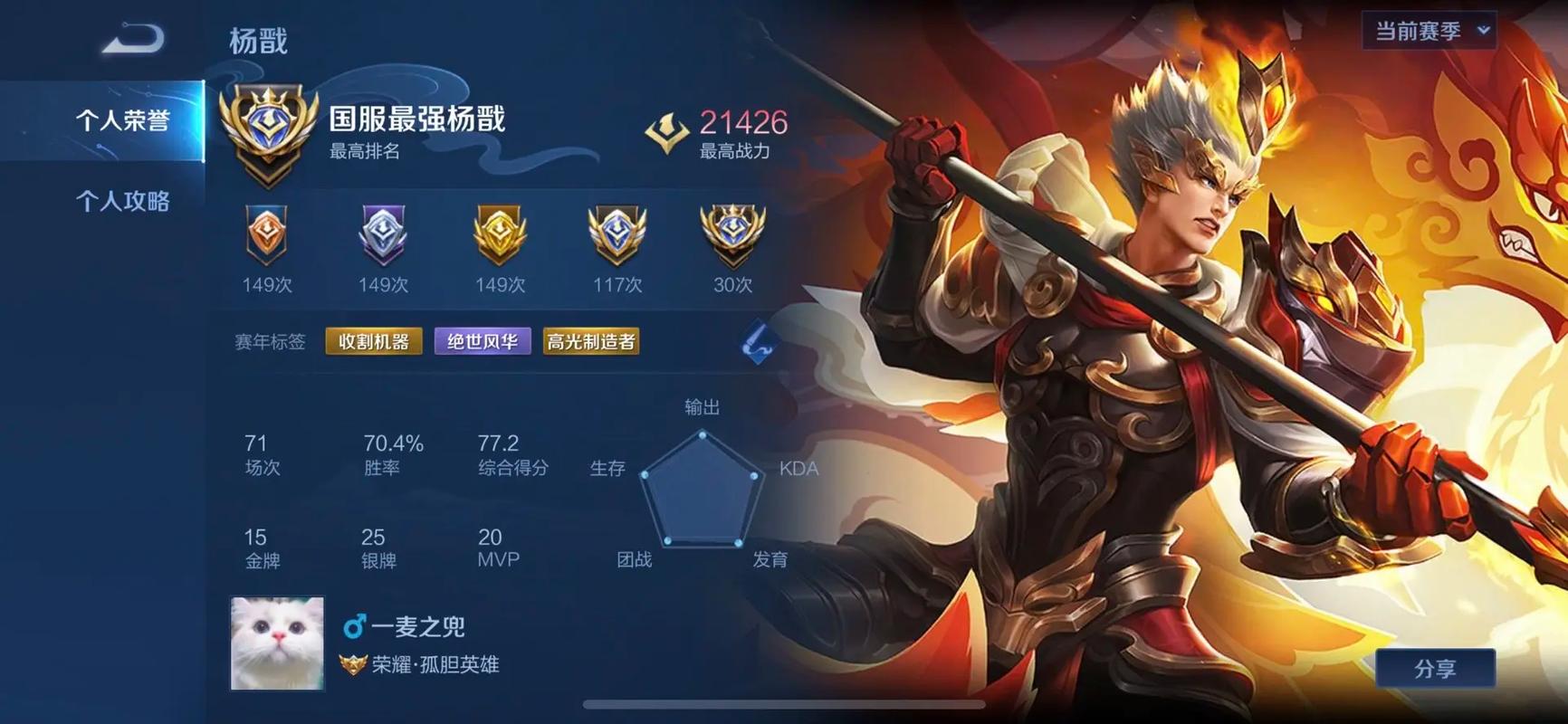 王者荣耀杨戬肉出装_王者荣耀杨戬出装2020-第6张图片-屿企游戏网