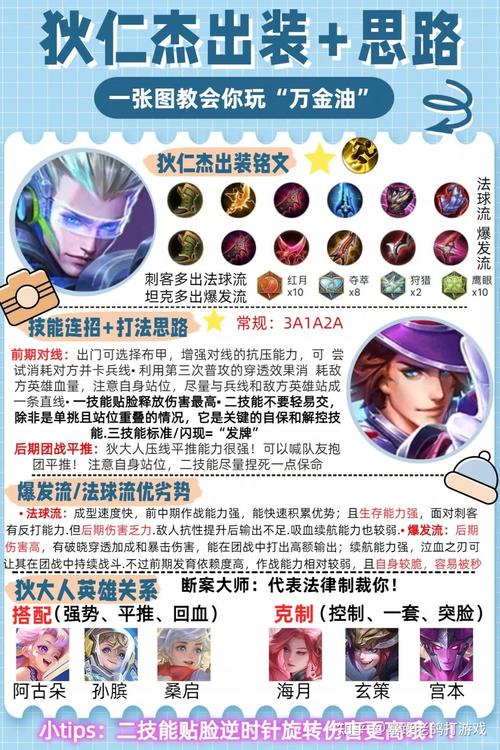 王者荣耀狄仁杰新赛季攻略，本赛季狄仁杰-第5张图片-屿企游戏网