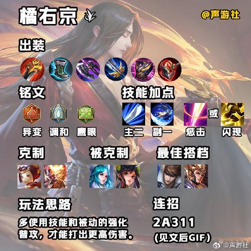 王者荣耀橘佑京攻略-王者荣耀橘右京攻略视频-第6张图片-屿企游戏网