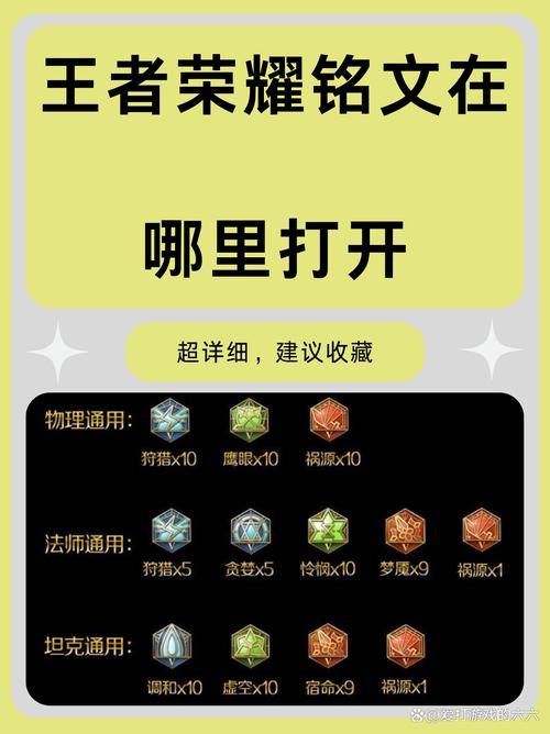 王者荣耀刷铭文攻略的简单介绍-第4张图片-屿企游戏网