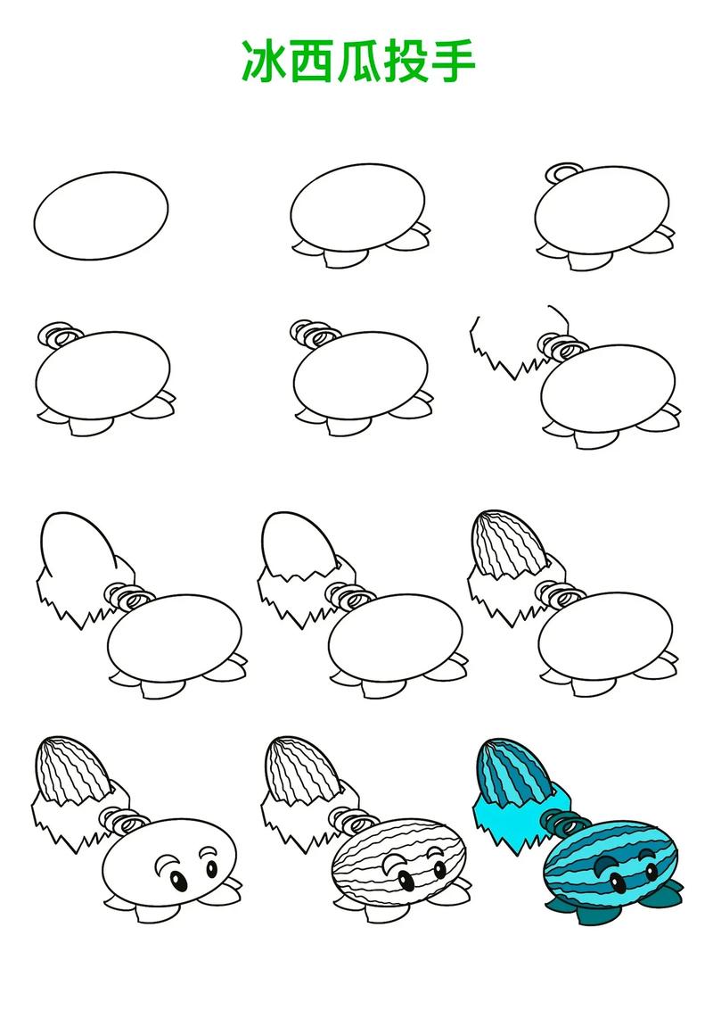 植物大战僵尸向日葵简笔画-植物大战僵尸向日葵简笔画 简单又漂亮