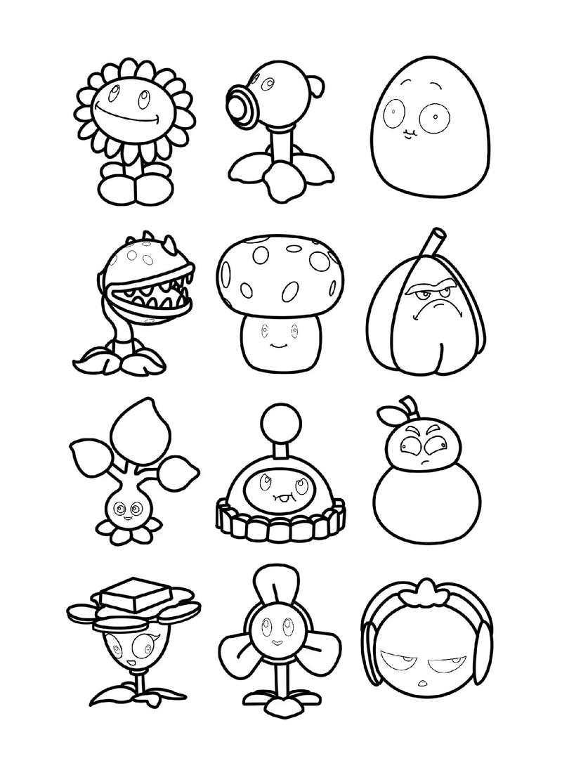 植物大战僵尸向日葵简笔画-植物大战僵尸向日葵简笔画 简单又漂亮-第2张图片-屿企游戏网