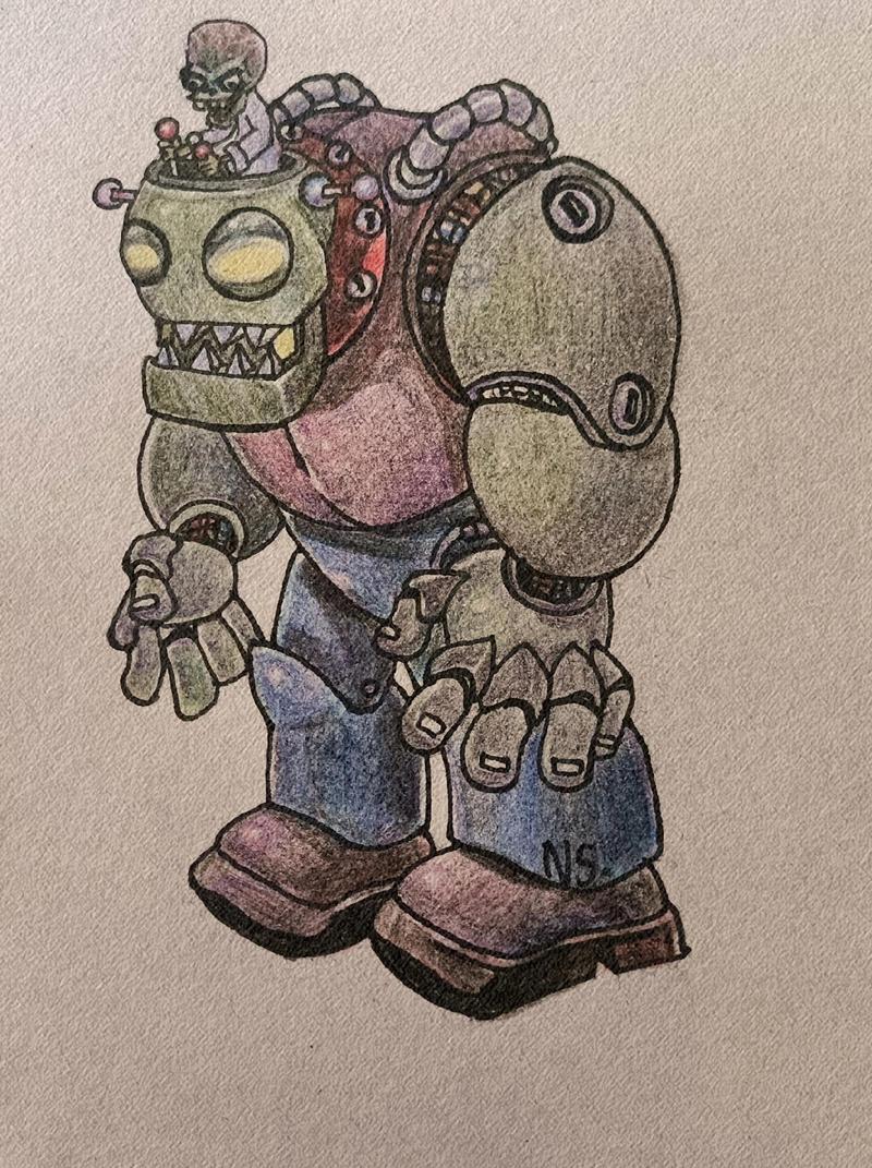 关于植物大战僵尸的画-植物大战僵尸画画大全 简单漂亮 彩色-第3张图片-屿企游戏网