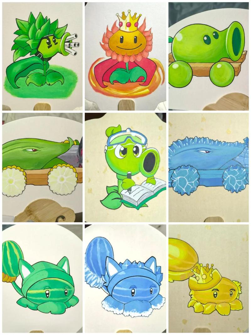 关于植物大战僵尸的画-植物大战僵尸画画大全 简单漂亮 彩色-第5张图片-屿企游戏网