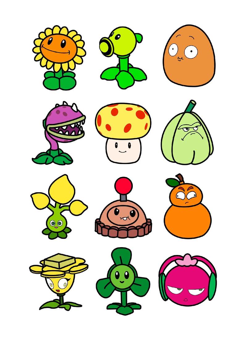 画植物大战僵尸中的植物，教我画植物大战僵尸里面的植物-第2张图片-屿企游戏网