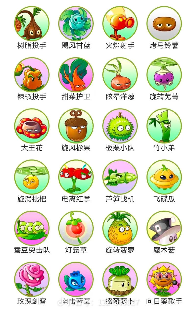 植物大战僵尸2植物排名，植物大战僵尸二植物排名前30-第1张图片-屿企游戏网